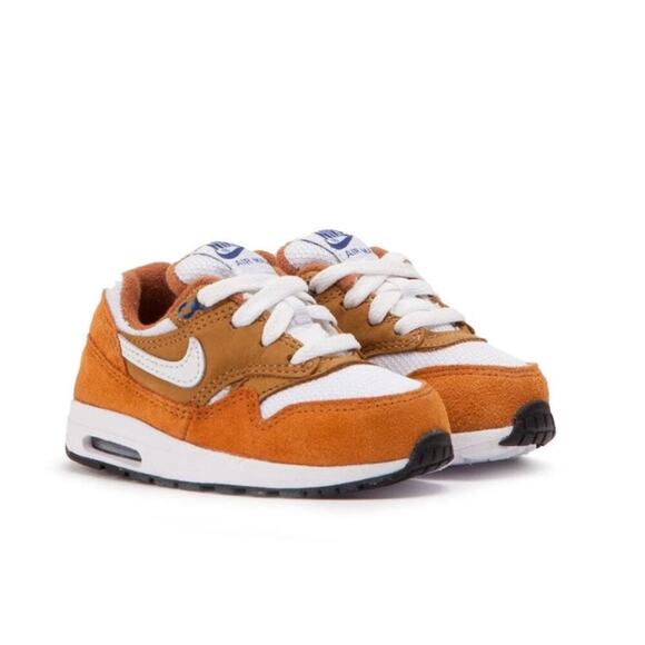 Nike Infant Air Max 1 Premium Dark Curry Baby Size 5C Sneakers - Picture 1 of 10